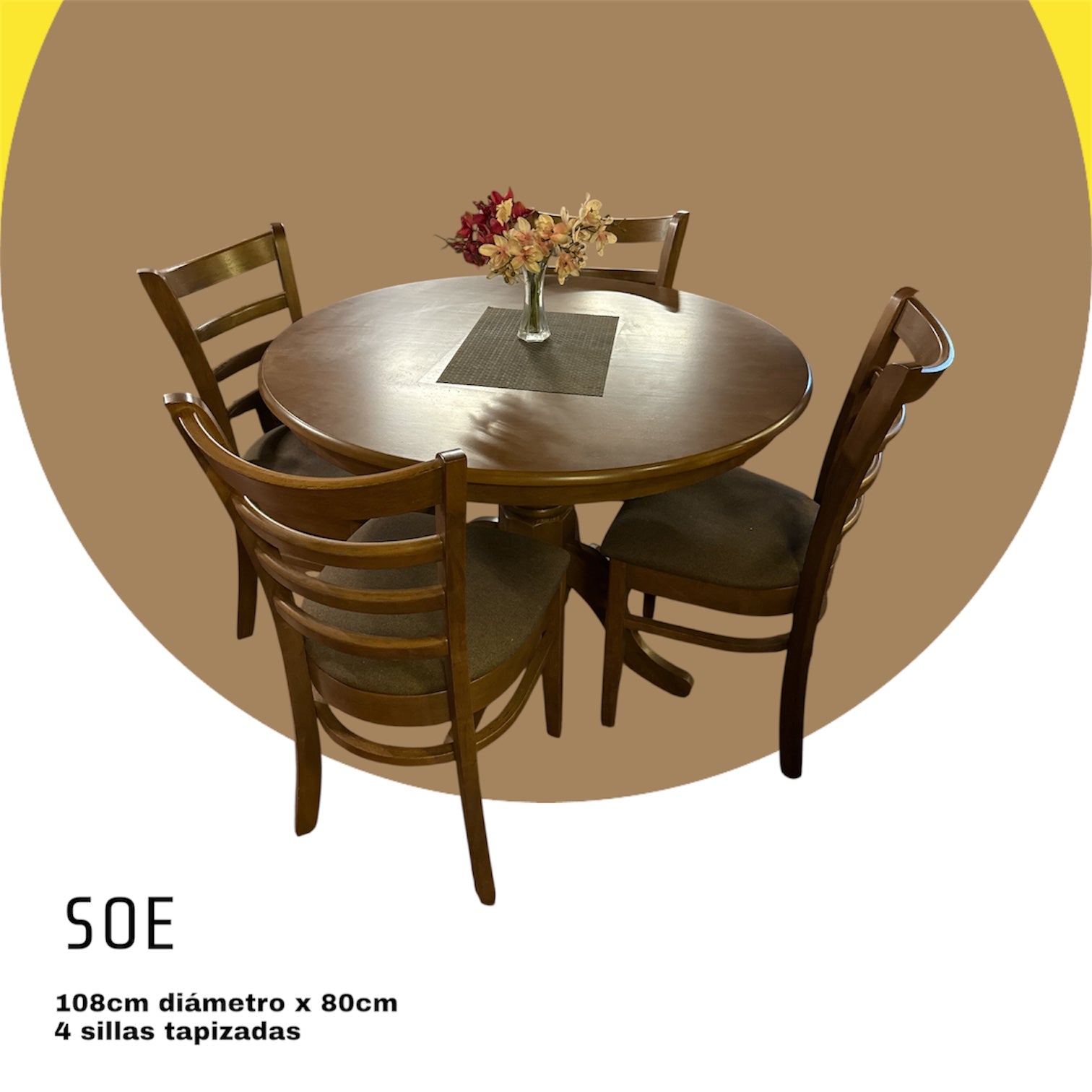Juego de comedor SOE (Stock)