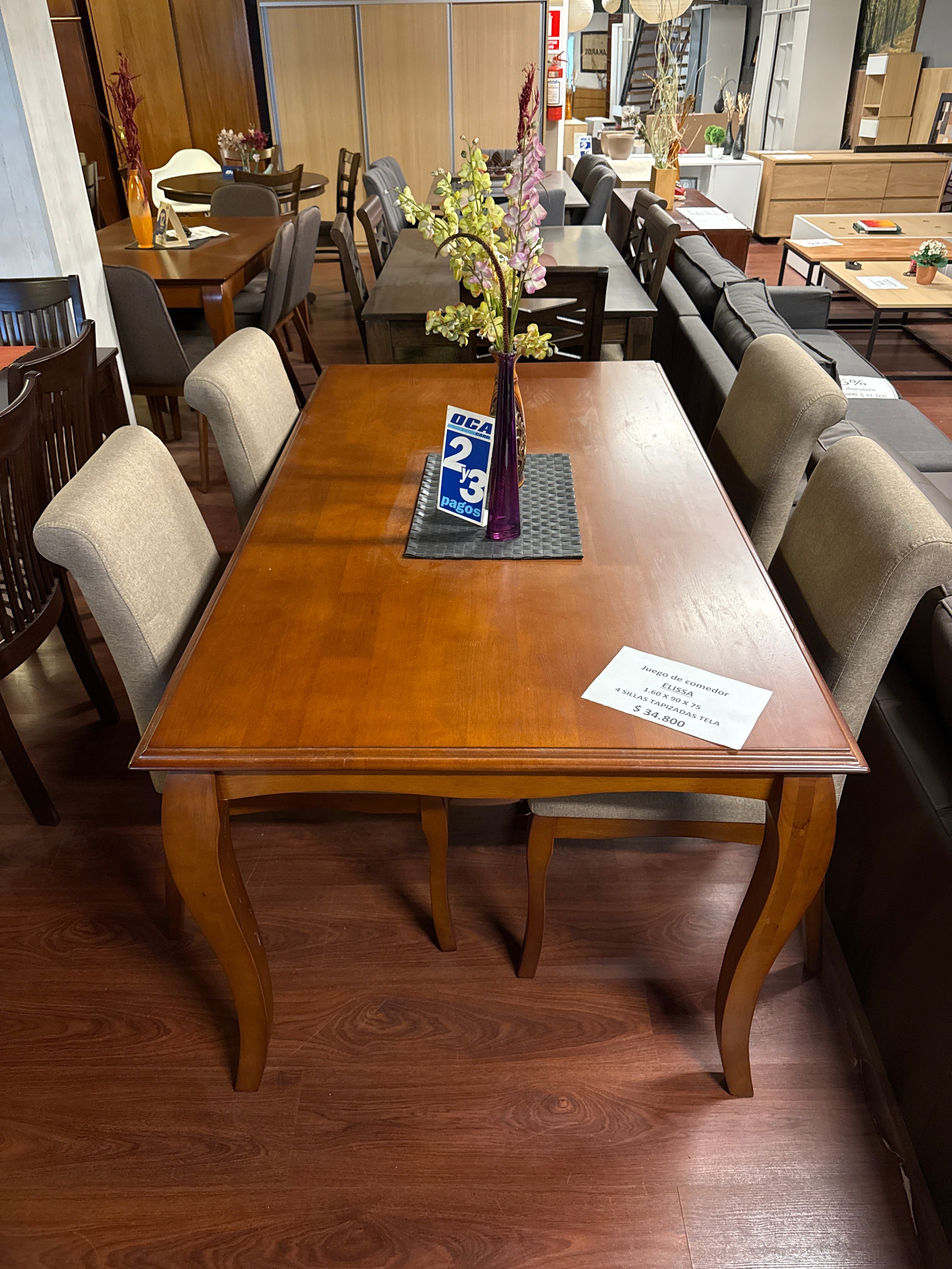 Juego de comedor ELISSA (Stock)