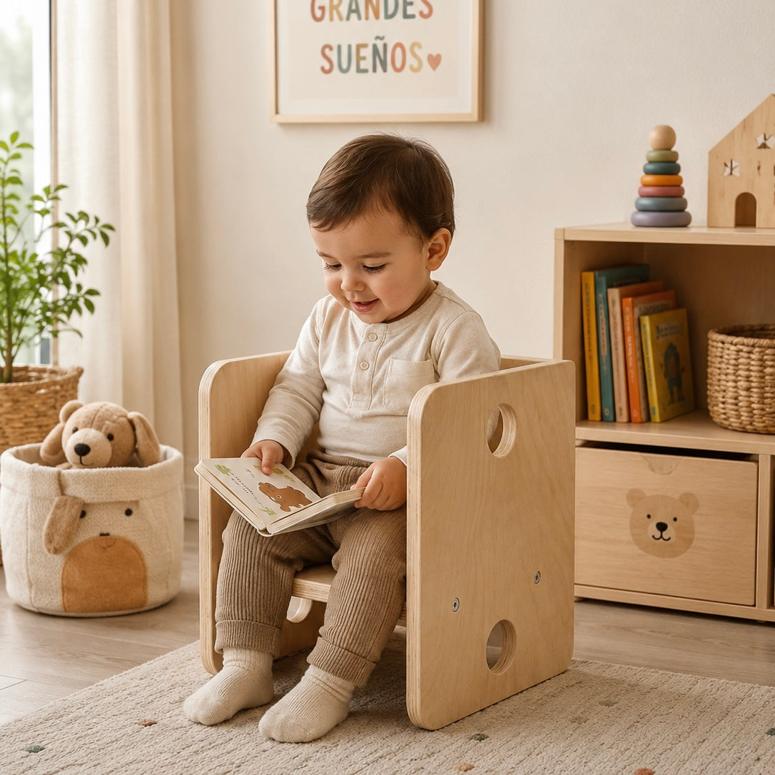 Silla Cubo Montessori Bebes