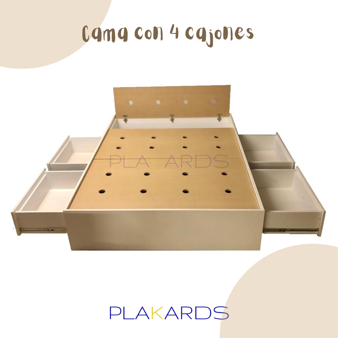 Cama con Cajones