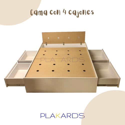Cama con Cajones