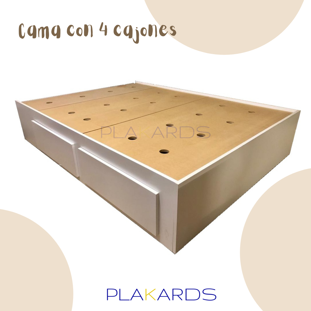 Cama con Cajones