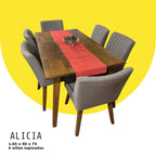 Juego de comedor Alicia (Stock)