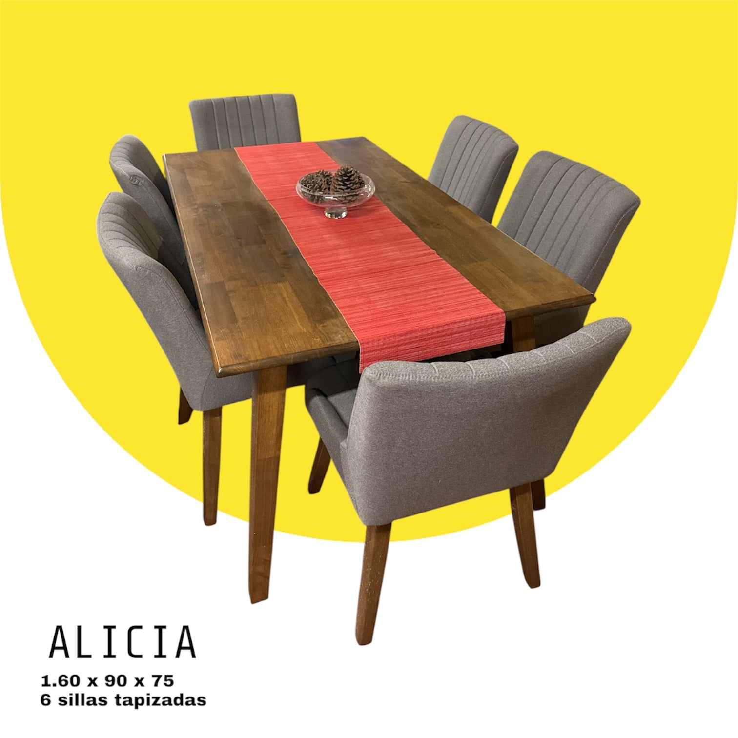 Juego de comedor Alicia (Stock)
