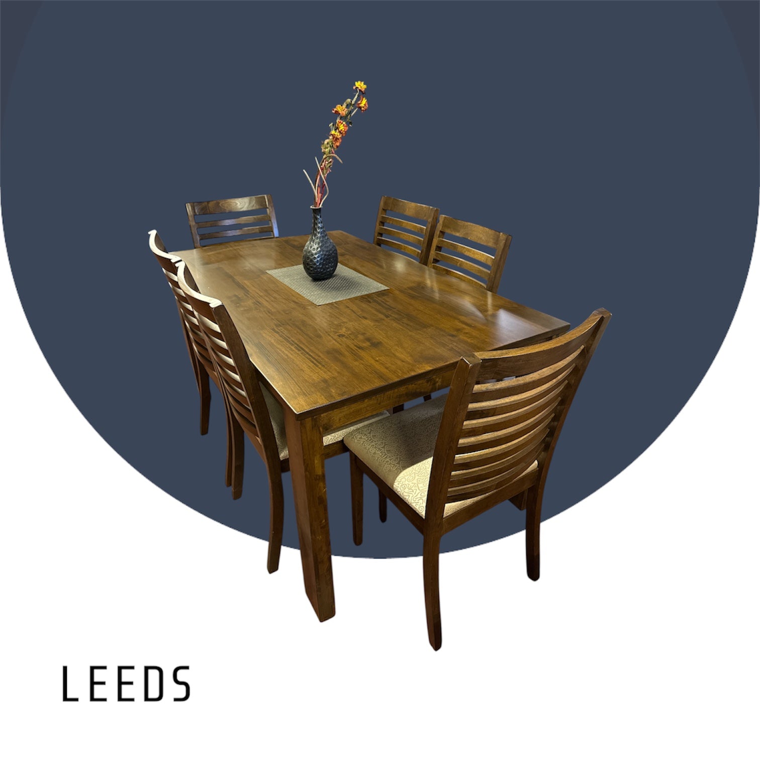 Juego de comedor LEEDS (Stock)