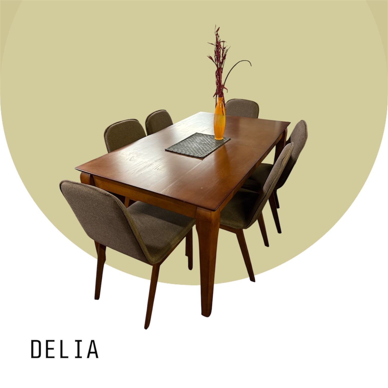 Juego de comedor DELIA (Stock)