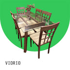 Juego de comedor VIDRIO (Stock)