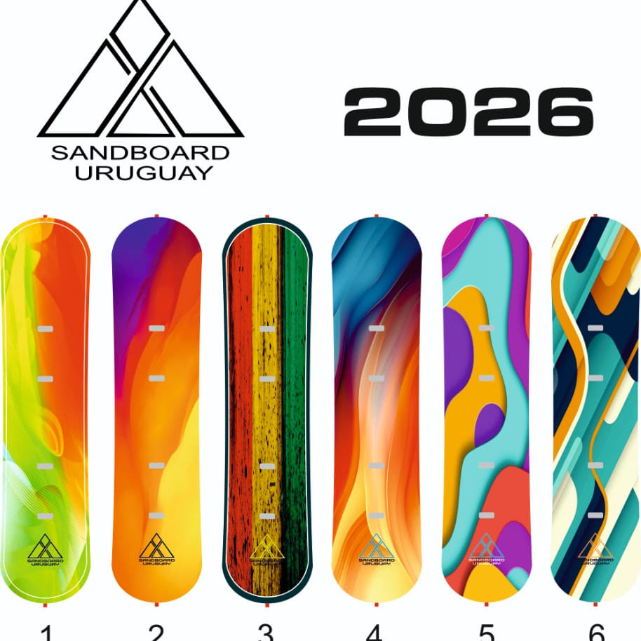 Tabla de Sandboard para arena